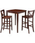 Фото #1 товара Inglewood 3-Piece High Table with 2 Bar V-Back Stools
