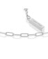 Women's Stainless Steel Chain Bracelet Gift Set, 3 Piece Серебристый - фото #5