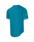 Фото #4 товара Men's Aqua Miami Dolphins Triple Tonal Mesh Button-Up Shirt