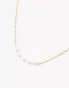 Фото #2 товара Lost Souls stainless steel pearl necklace in 18k gold plated