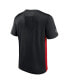 Фото #2 товара Men's Black, Red Detroit Red Wings Authentic Pro Rink Tech T-Shirt