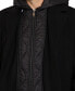 ფოტო #3 პროდუქტის Men's Single Breasted Coat with Quilted Bib