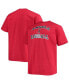 ფოტო #1 პროდუქტის Men's Red Los Angeles Angels Big and Tall Heart T-shirt