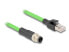 Delock M12 Kabel D-kodiert 4 Pin Stecker zu RJ45 PUR TPU 5 m - Cable - Network