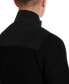 Men's Quilted Zip-Front Sweater Jacket