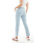 Фото #8 товара ASOS DESIGN Hourglass cropped mid rise straight jean in bleach