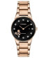 ფოტო #1 პროდუქტის Mickey Mouse Diamond-Accent Rose Gold-Tone Bracelet Watch 29.5mm