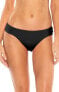 Becca 257696 Women's Color Code Bikini Bottoms Swimwear Black Size Large