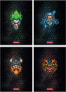 Фото #1 товара Блокнот HERLITZ Game Avatars A4/60K клетка (5 шт)