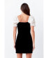 Women's Cutout Combo Mini Dress