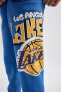 Фото #6 товара Брюки для малышей defacto Erkek Çocuk NBA Los Angeles Lakers Бриджи Калыма Гимнастерки