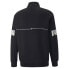 Фото #4 товара Puma Power Colorblock Half Zip Sweater Mens Black 84984301