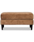 Фото #2 товара Iliza 38" Fabric Cuddle Ottoman, Created for Macy's