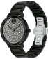 ფოტო #2 პროდუქტის Women's Bold Evolution 2.0 Swiss Quartz Ionic Plated Black Steel Watch 34mm