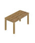 Фото #1 товара Albany 63" Rectangular Dining Table - Modern Solid Wood