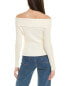 Фото #2 товара Reveriee Off-The-Shoulder Sweater Women's White Os