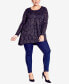 Plus Size Emmery Pleat Detail Tunic Top