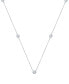Diamond Honeycomb Station Statement Necklace (7/8 ct. t.w.) in 14k White or Yellow Gold, 16" + 2" extender