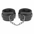 Cuffs S Pleasures Lover's Black Black/Silver