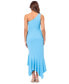 ფოტო #2 პროდუქტის Women's One-Shoulder High-Low Dress