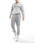 Фото #2 товара ASOS DESIGN tapered joggers in grey marl