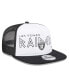 Men's White, Black Las Vegas Raiders Banger 9FIFTY Trucker Snapback Hat