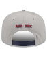 Фото #4 товара Men's Gray, Navy Boston Red Sox Band 9FIFTY Snapback Hat