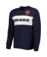 Фото #4 товара Men's Navy Chicago Bears Peter Team Long Sleeve T-shirt