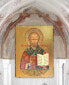 Icon Saint Nicholas Wall Art on Wood 8"