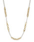 Фото #1 товара COACH signature Mixed Chain Necklace