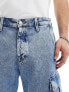 Фото #5 товара Jack & Jones wide fit cargo jean in blue wash