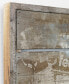 Фото #7 товара Model airplane Metallic Handed Painted Rugged Wooden Wall Art, 24" x 60" x 2.6"