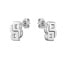 Fashion steel earrings Double B 1580561