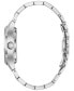 ფოტო #2 პროდუქტის Women's Automatic Diamond Accent Stainless Steel Bracelet Watch 34mm 96P181