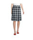 Фото #1 товара Women's School Uniform Plaid A-line Skirt Below the Knee