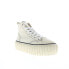 Diesel S-Hanami Mid Y02829-PS416-T1012 Womens White Lifestyle Sneakers Shoes 9