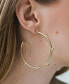 Bhavani Gold Dot Hoop Earrings