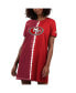 ფოტო #1 პროდუქტის Women's Scarlet San Francisco 49ers Ace Tie-Dye T-shirt Dress