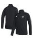 ფოტო #1 პროდუქტის Men's Black Tampa Bay Lightning Raglan Full-Zip Track Jacket