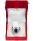 EFFY® Ruby (1-7/8 ct. t.w.) & Diamond (1/4 ct. t.w.) Halo Statement Ring in 14k White Gold (Also in Sapphire and Emerald)
