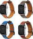 Hurtel Strap Leather skórzany pasek Apple Watch Ultra, SE, 8, 7, 6, 5, 4, 3, 2, 1 (49, 45, 44, 42 mm) opaska bransoleta czerwony