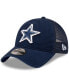 Фото #1 товара Men's Navy Dallas Cowboys Game Day 9Twenty Adjustable Trucker Hat