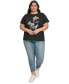 Plus Size Embellished Graphic-Print T-Shirt, First@Macy’s