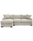 Фото #6 товара Rhyder 2-Pc. Fabric Sectional Sofa with Chaise, Created for Macy's