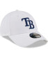 Фото #4 товара Men's White Tampa Bay Rays League II 9FORTY Adjustable Hat