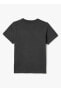 Baskılı Antrasit Erkek T-Shirt 4SKB10385TK