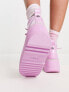 Фото #7 товара Kickers Kick platform boots in pink holographic patent