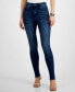 Фото #3 товара Women's High-Rise Frayed-Hem Skinny Jeans, Created for Macy's