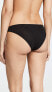 Skin Women's 246168 Bikini Panties Black Underwear Size L