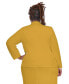 ფოტო #1 პროდუქტის Notched-Collar Two-Button Blazer, Women's & Plus Size